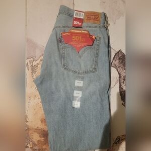 Levi's Light Blue 501CT Women's Tapered Crop Jeans